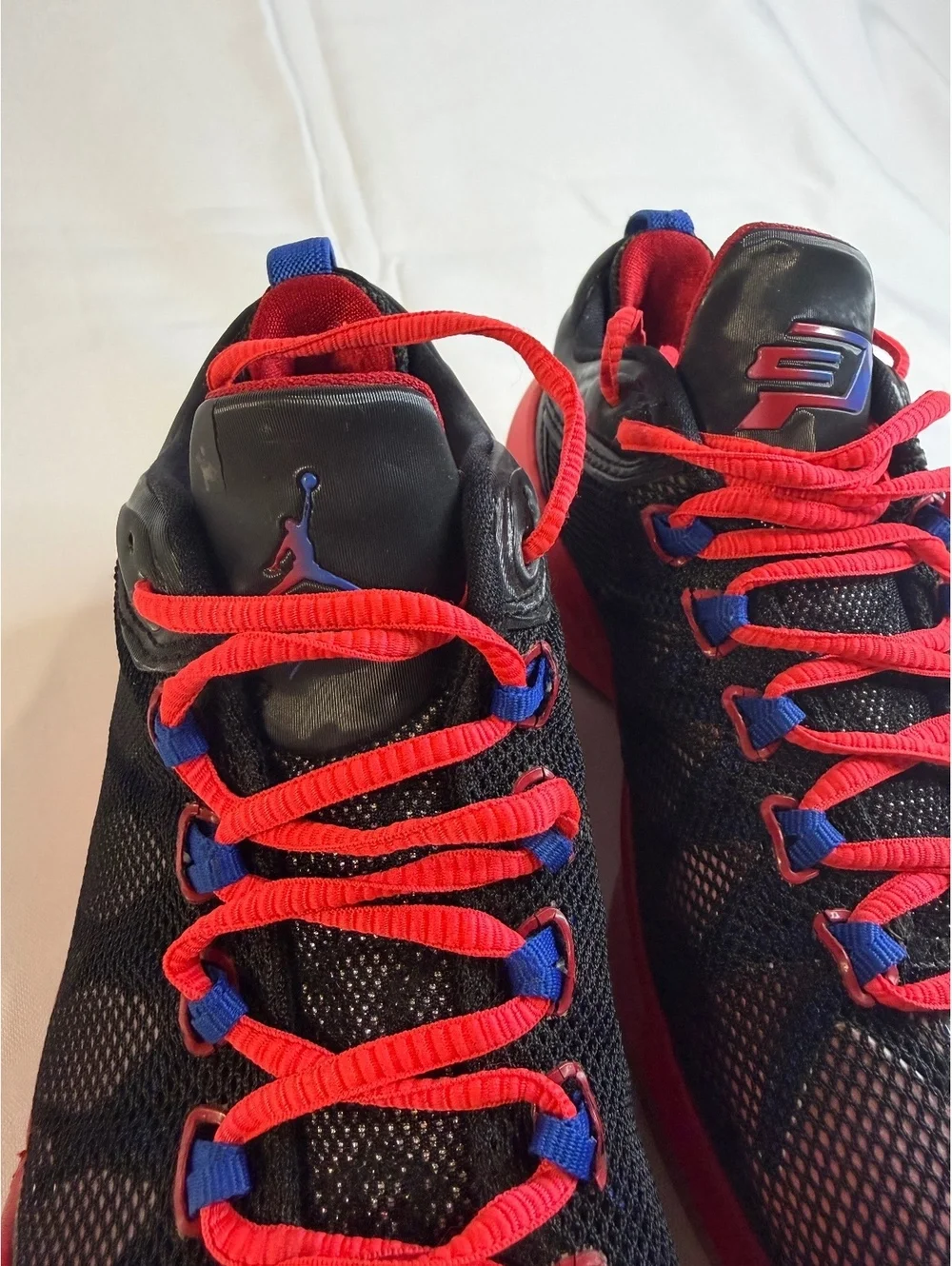 Jordan CP3.X Basketball Shoes Black Red Blue Size 10